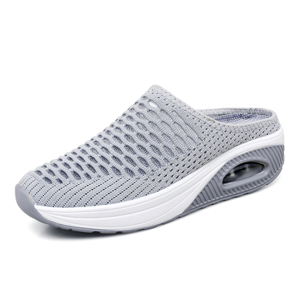 Softsfeel Women's Relieve Foot Pain Perfect Walking Sandals - Gray-SOFTSFEEL