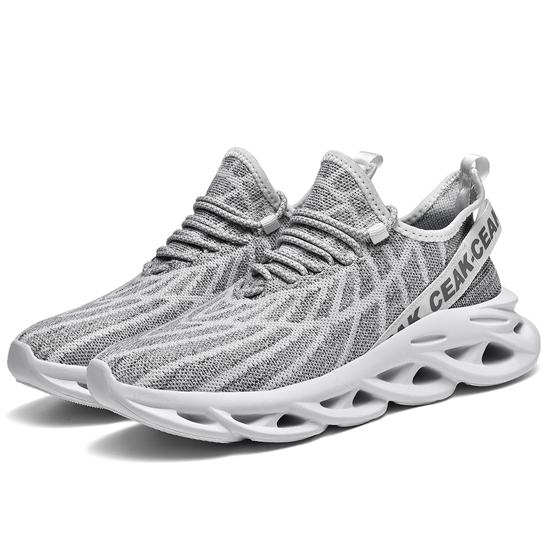 Women's Ortho Stretch Cushion Shoes - Gray-SOFTSFEEL
