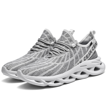 Women's Ortho Stretch Cushion Shoes - Gray-SOFTSFEEL