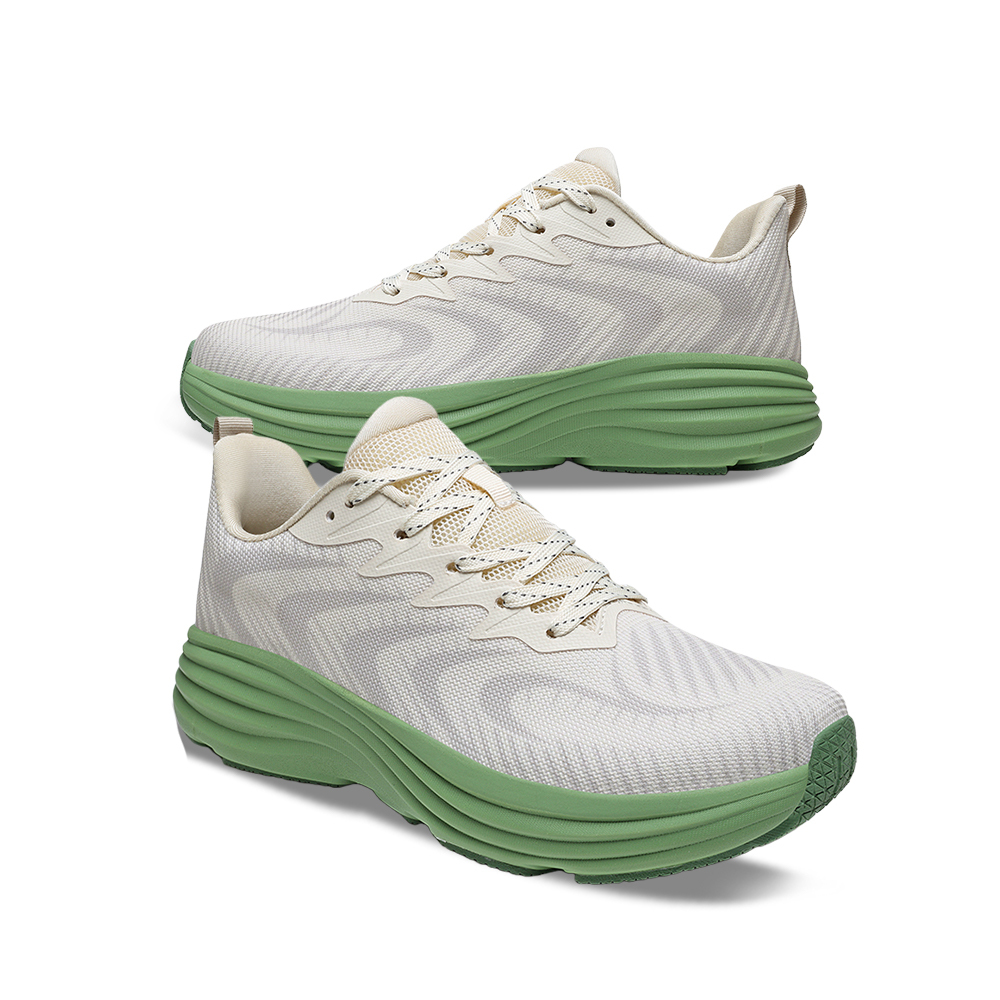 Men's WideToe Grip V2 - Cream & Sage Green