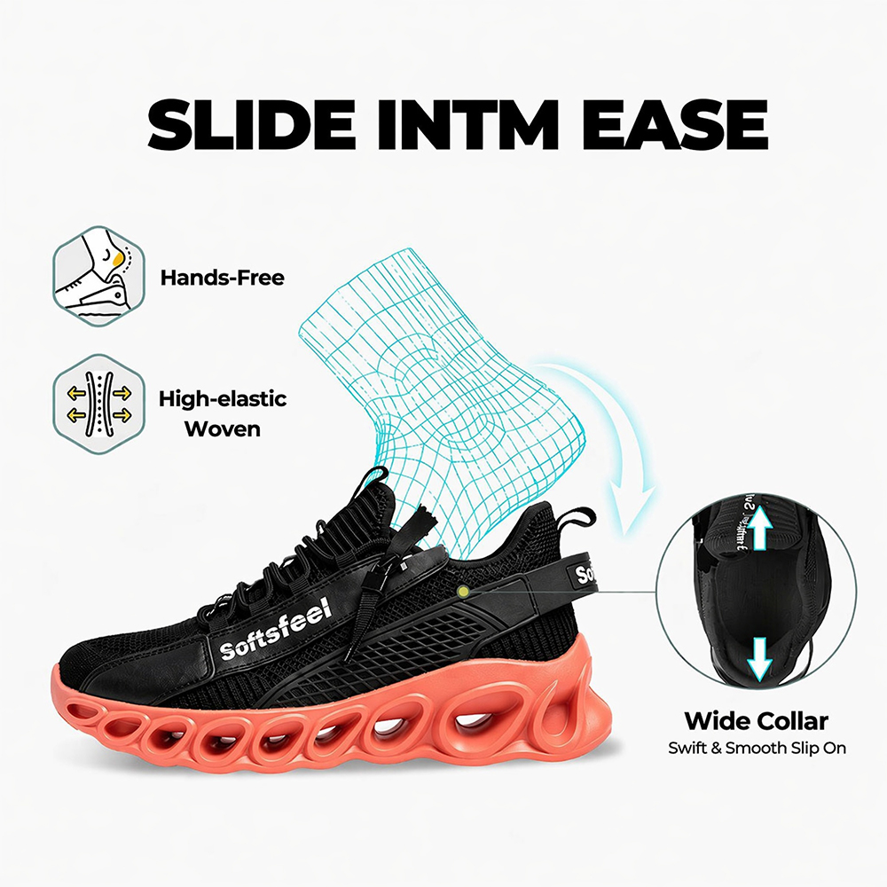 Men's Cloud Wanderer V7 - Black Orange