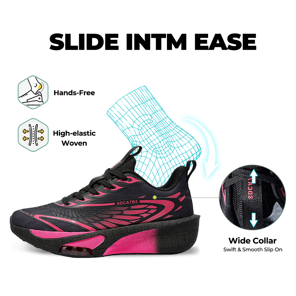 Women's AllTraction Air V3 - Obsidian Base with Fuchsia Streaks