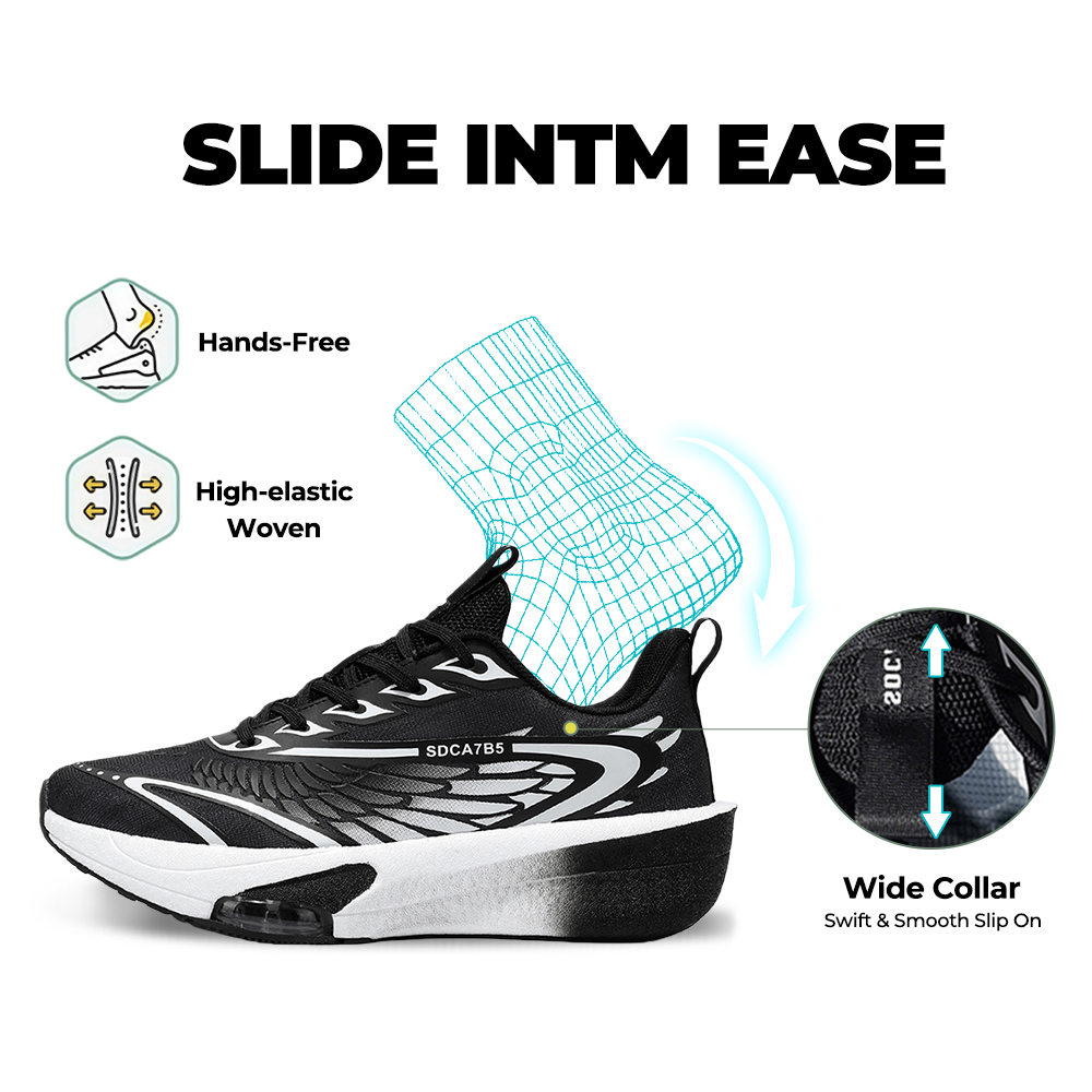 Women's AllTraction Air V3 - Noir Foundation with Ivory Markings