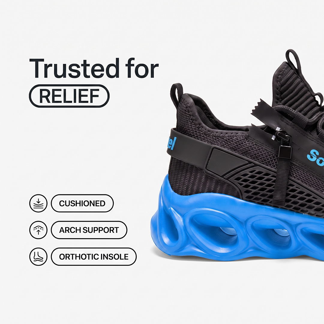 Men's Cloud Wanderer V7 - Black Blue