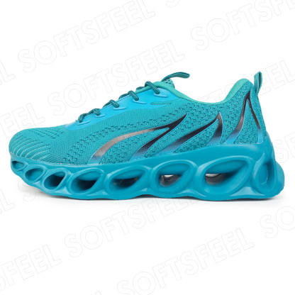 Softsfeel Men's Relieve Foot Pain Perfect Walking Shoes - Lake Blue-SOFTSFEEL