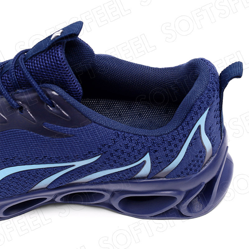 Softsfeel Men's Relieve Foot Pain Perfect Walking Shoes - Dark Blue-SOFTSFEEL