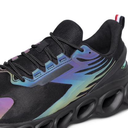 Softsfeel Men's ComfortFlow Shoes - Black-SOFTSFEEL