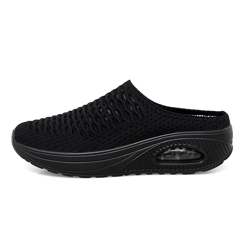 Softsfeel Women's Relieve Foot Pain Perfect Walking Sandals - Black-SOFTSFEEL