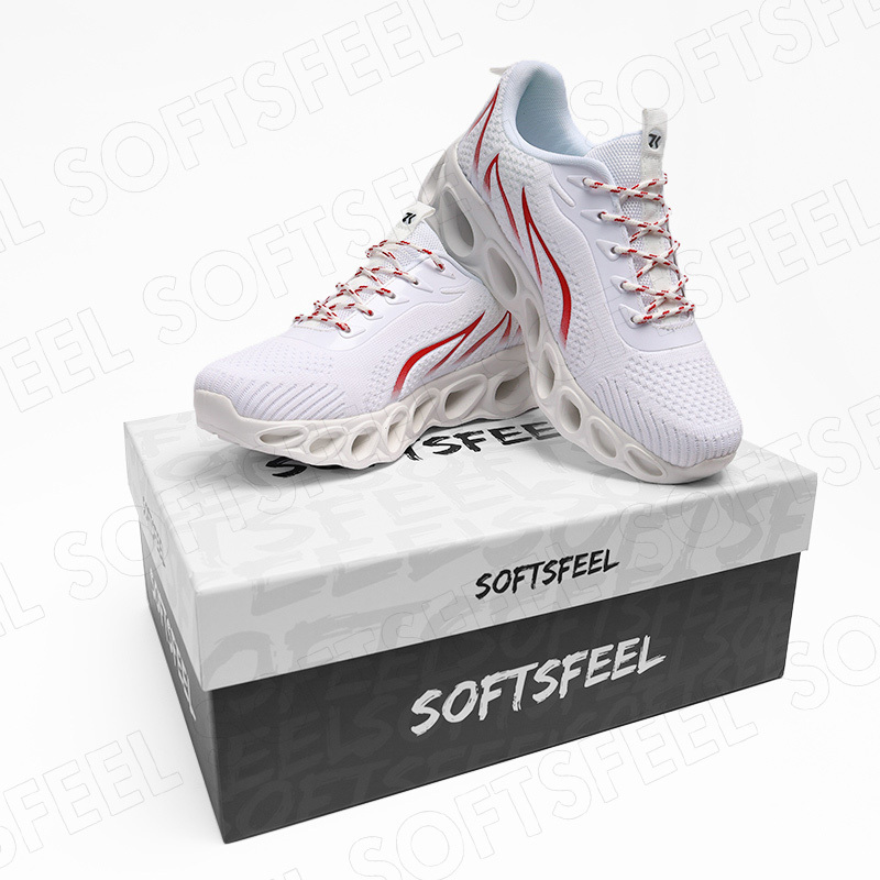 Softsfeel Women's Relieve Foot Pain Perfect Walking Shoes - White-SOFTSFEEL