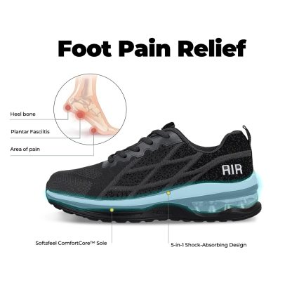 Softsfeel® Women's AirCush Lite Core V1 - Gray