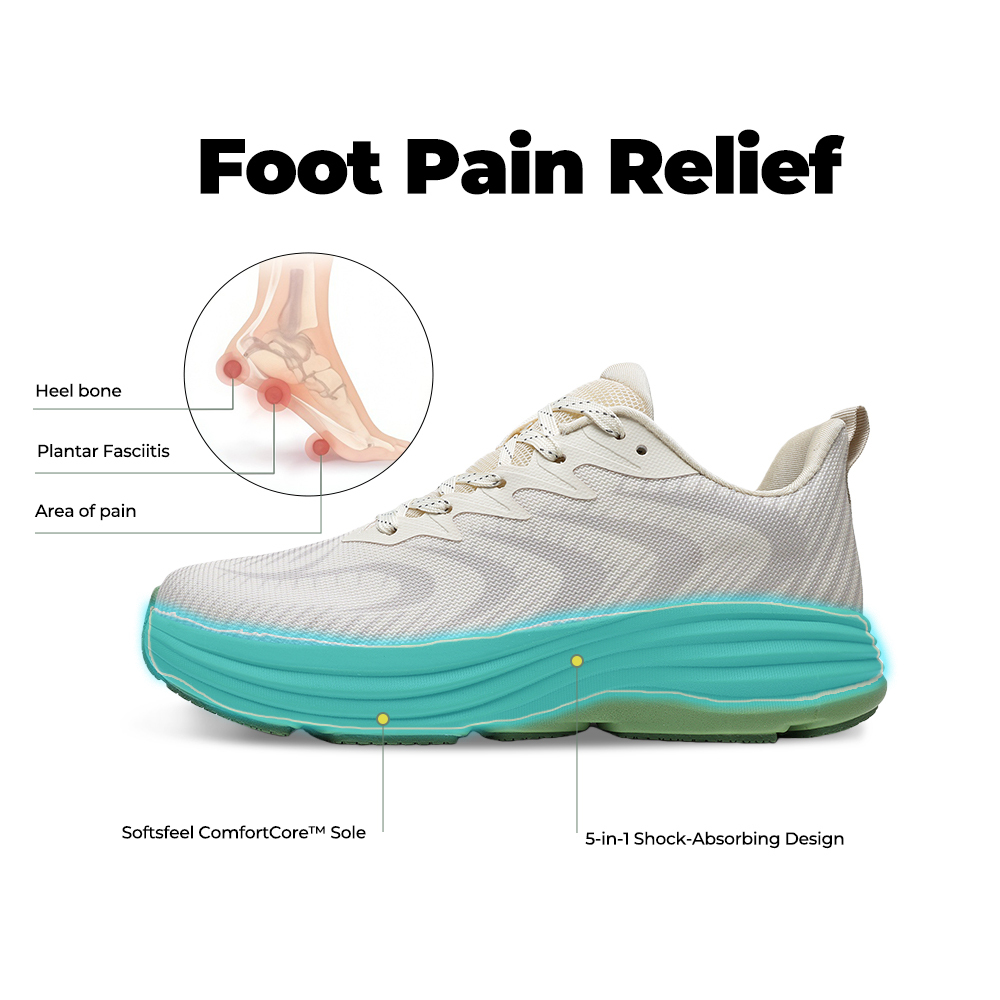 Men's WideToe Grip V2 - Cream & Sage Green