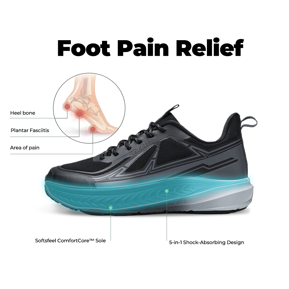 Men's WideToe Grip V3 - Charcoal Black