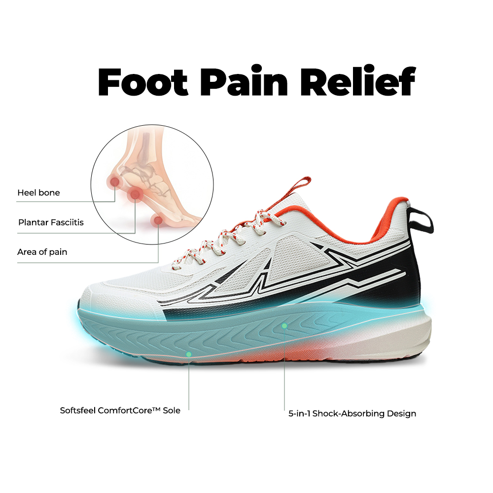 Men's WideToe Grip V3 - Coral Noir