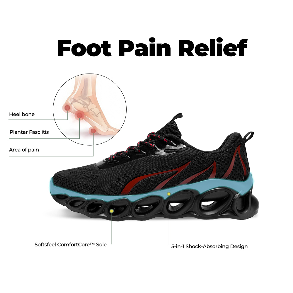 Softsfeel® Women's Rebound Core V1 - Black Red