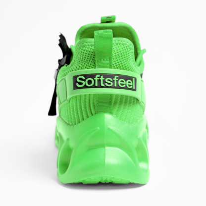 Softsfeel® Men's Side-Zip ComfortFit Walking Shoes - Green