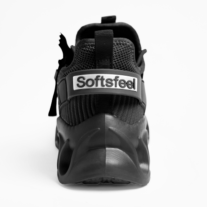 Softsfeel® Women's Side-Zip ComfortFit Walking Shoes - Black