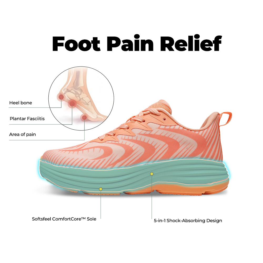 Men's WideToe Grip V1 - Peach Coral