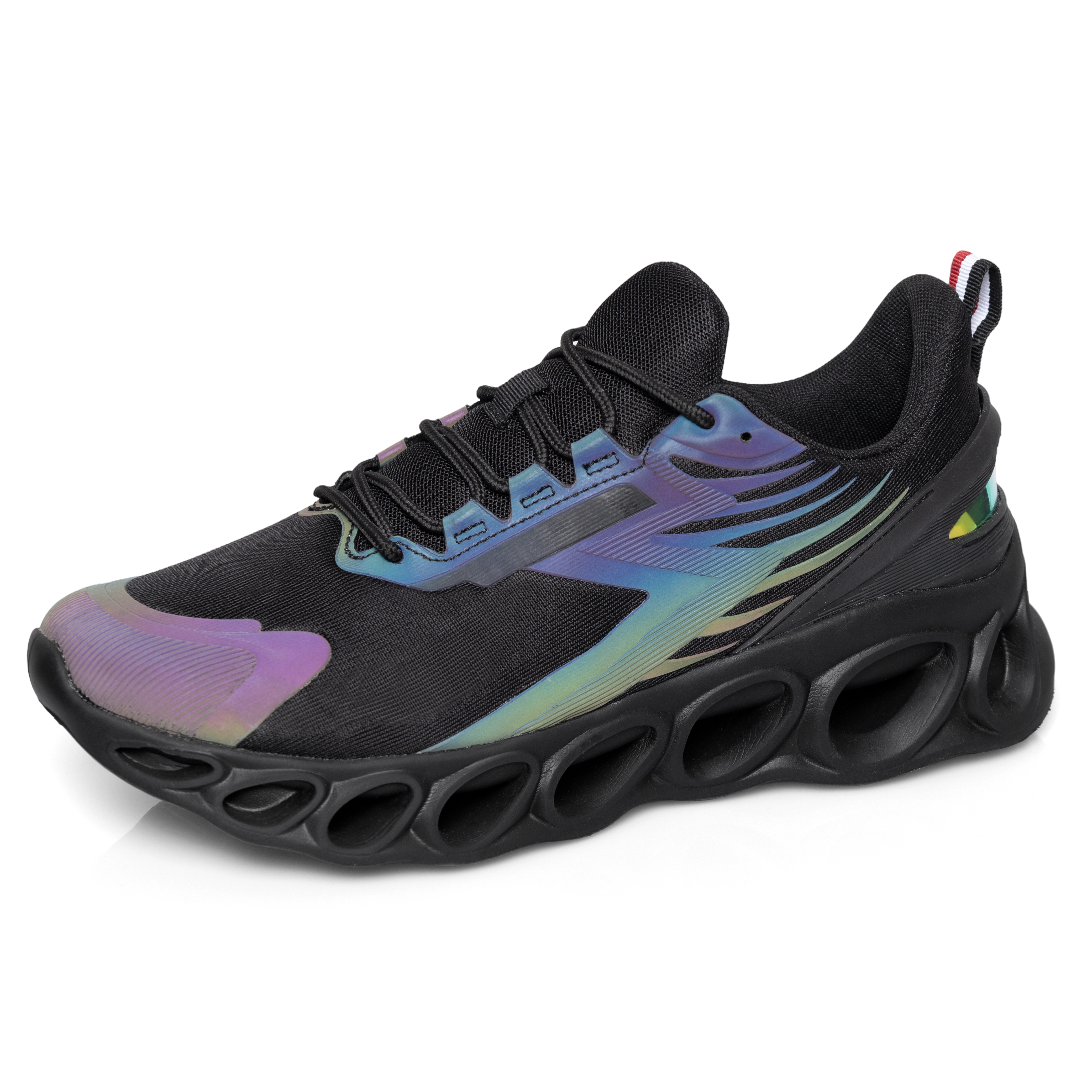 Softsfeel Men's ComfortFlow Shoes - Black-SOFTSFEEL