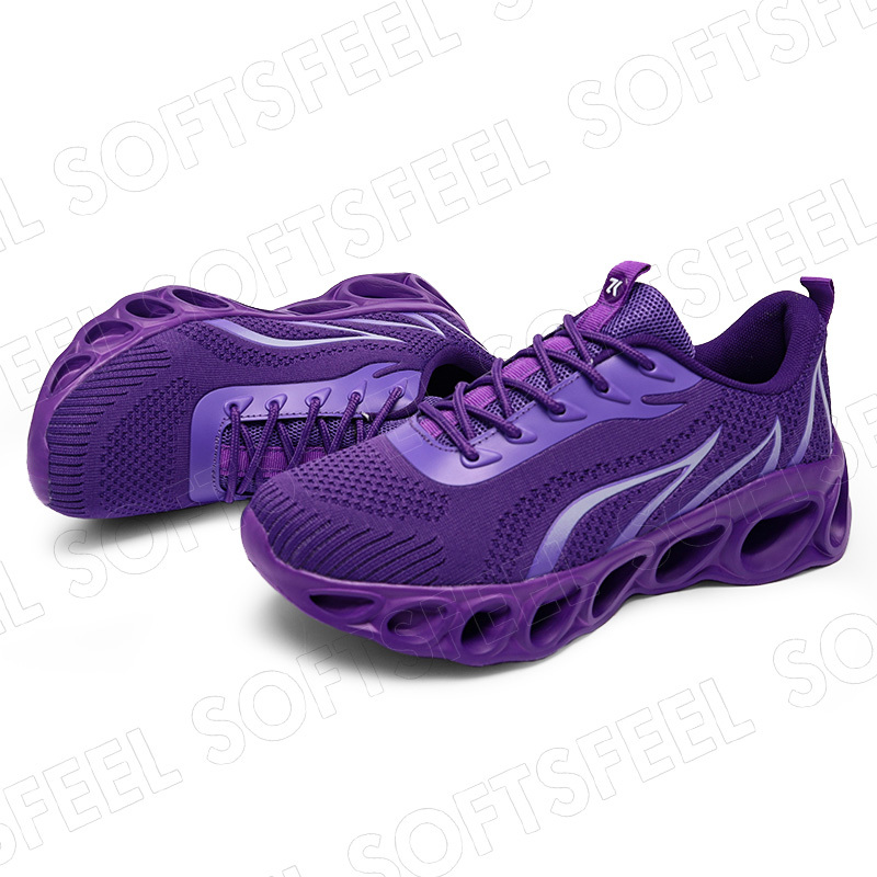 Softsfeel Women's Relieve Foot Pain Perfect Walking Shoes - Purple-SOFTSFEEL