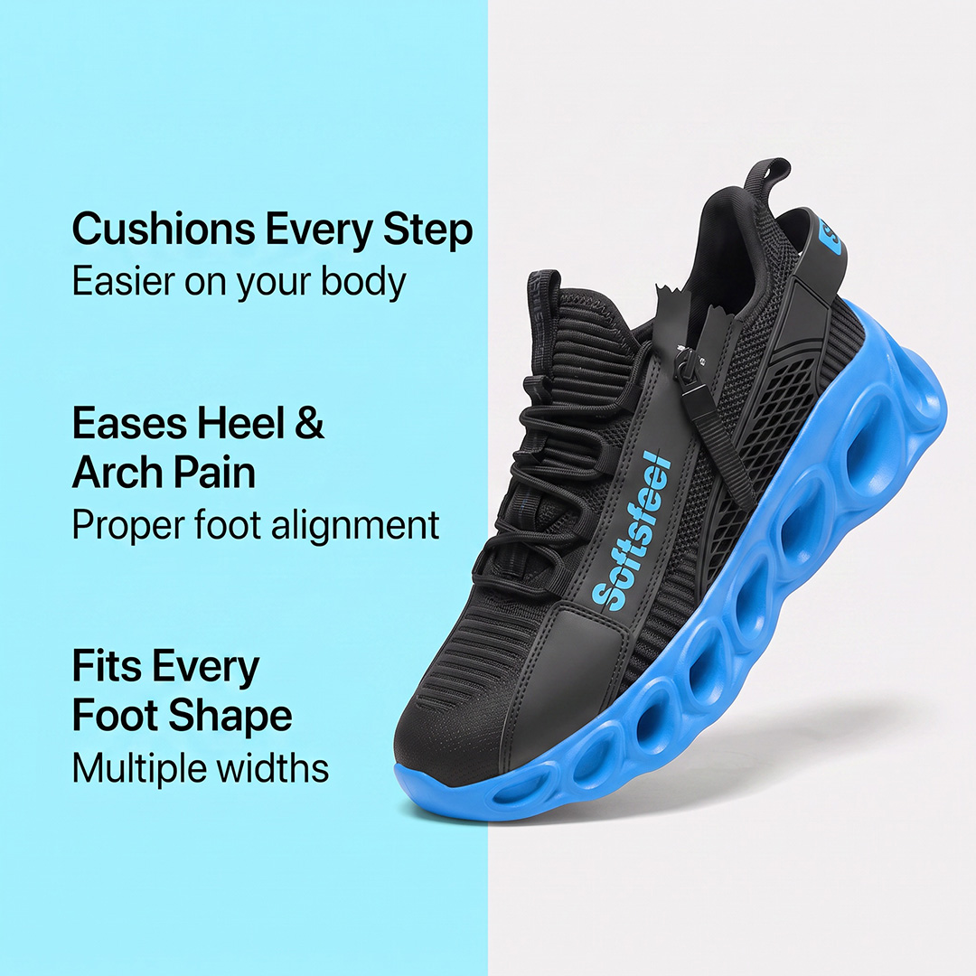 Men's Cloud Wanderer V7 - Black Blue