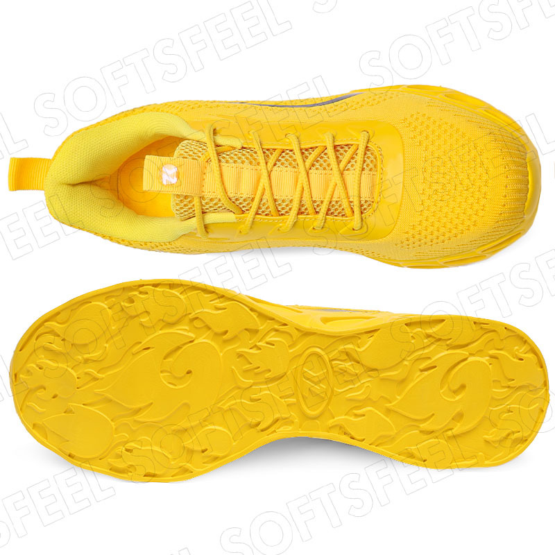 Softsfeel Men's Relieve Foot Pain Perfect Walking Shoes - Yellow-SOFTSFEEL