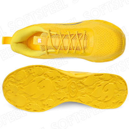 Softsfeel Men's Relieve Foot Pain Perfect Walking Shoes - Yellow-SOFTSFEEL