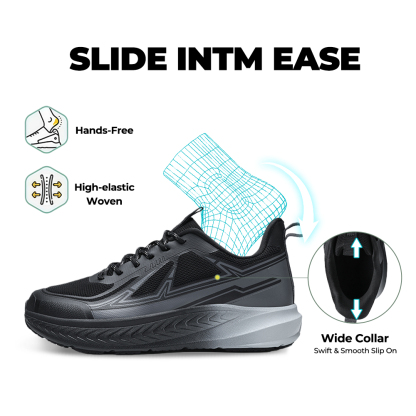 Men's WideToe Grip V3 - Charcoal Black