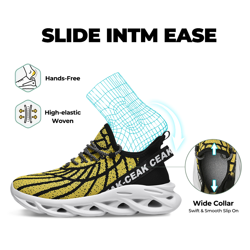 Softsfeel® Women's Cloud Strider V1 - Black Yellow