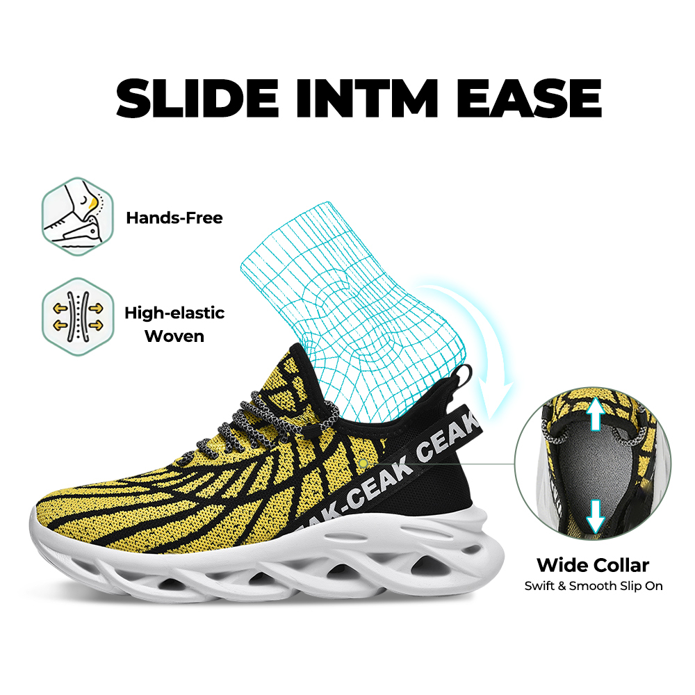 Softsfeel® Women's Cloud Strider V1 - Black Yellow