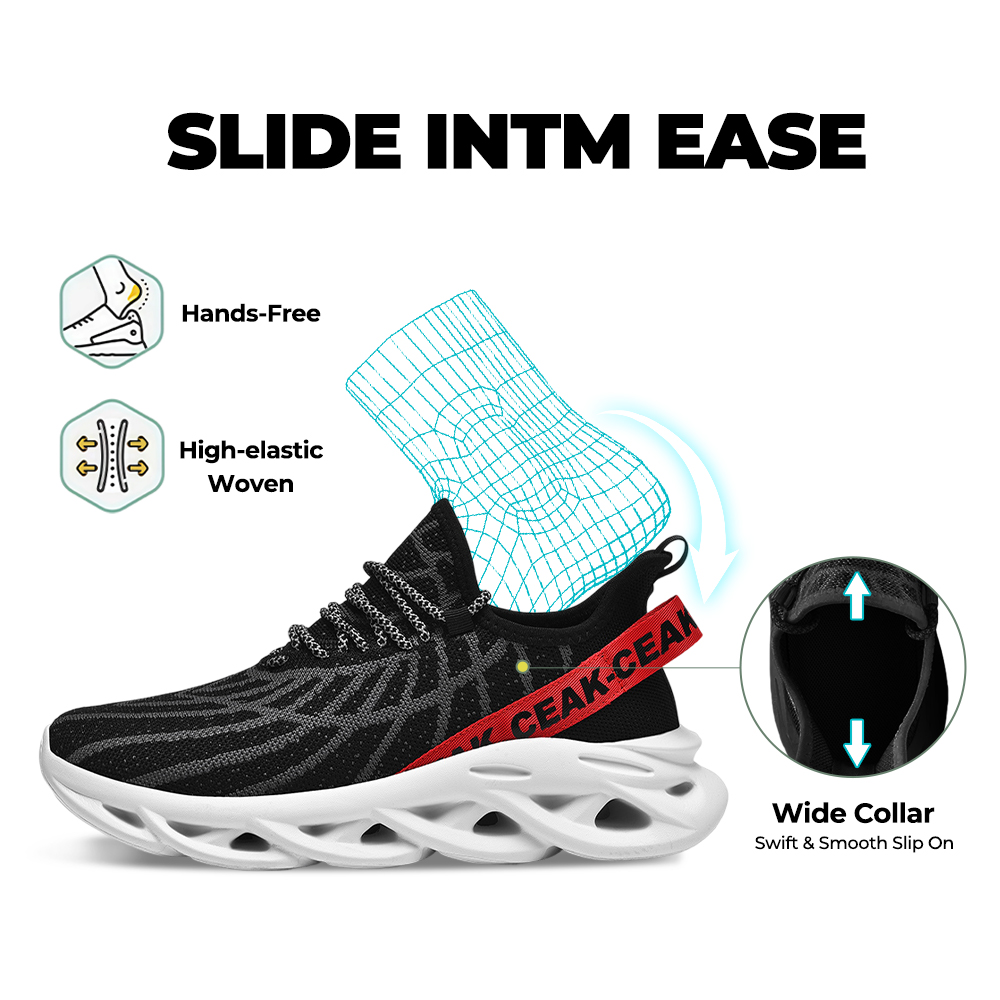 Softsfeel® Women's Cloud Strider V1 - Black Red