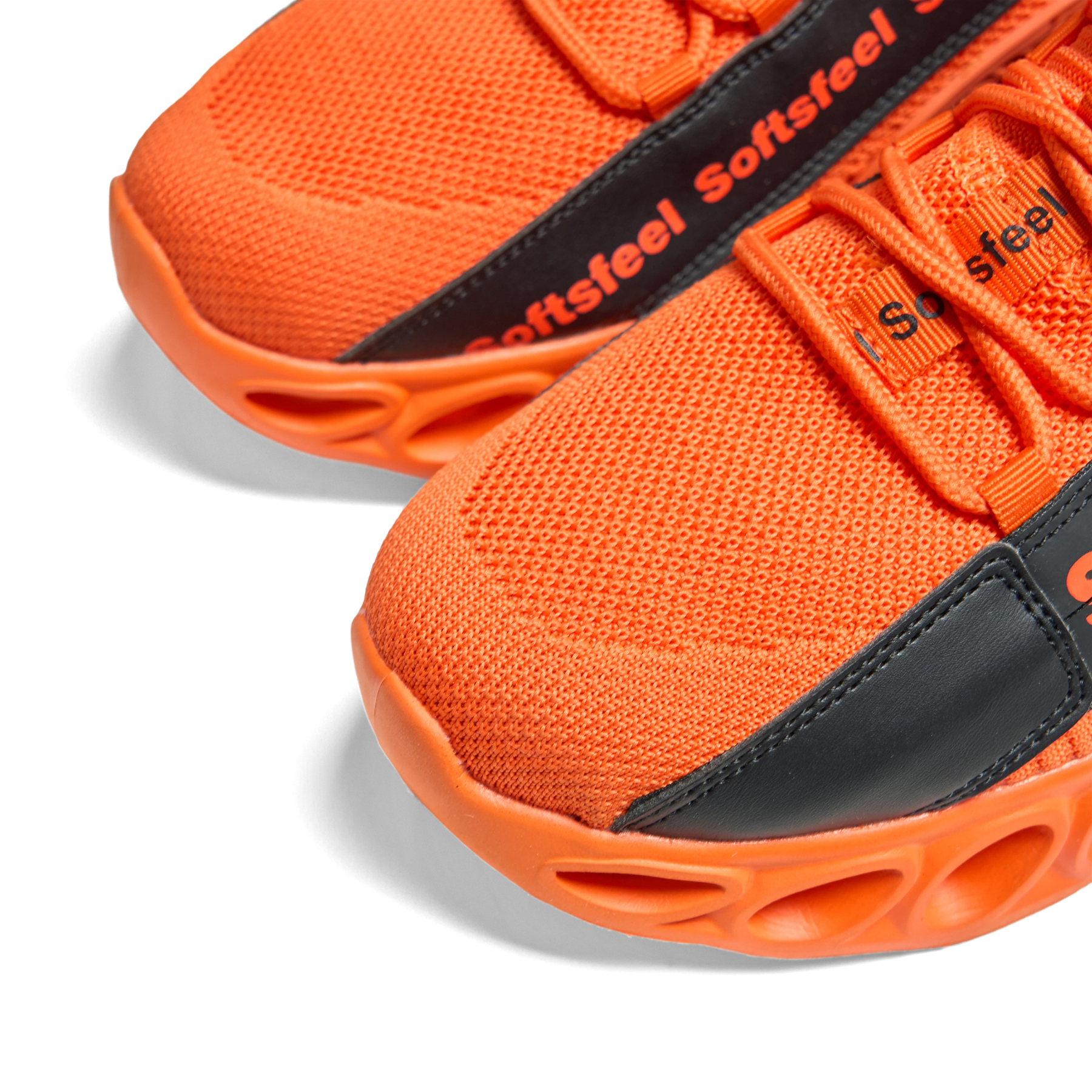 Softsfeel® Men's Side-Zip ComfortFit Walking Shoes - Orange