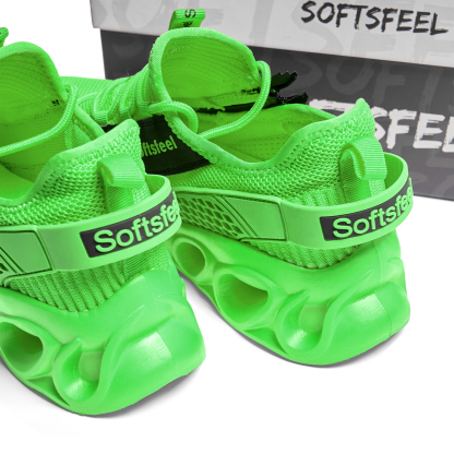 Softsfeel® Men's Side-Zip ComfortFit Walking Shoes - Green