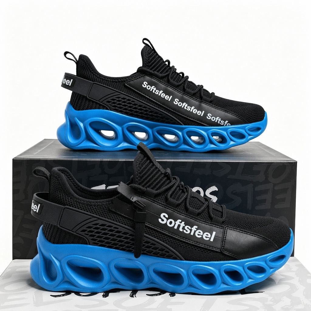 Men's Cloud Wanderer V7 - Black Blue