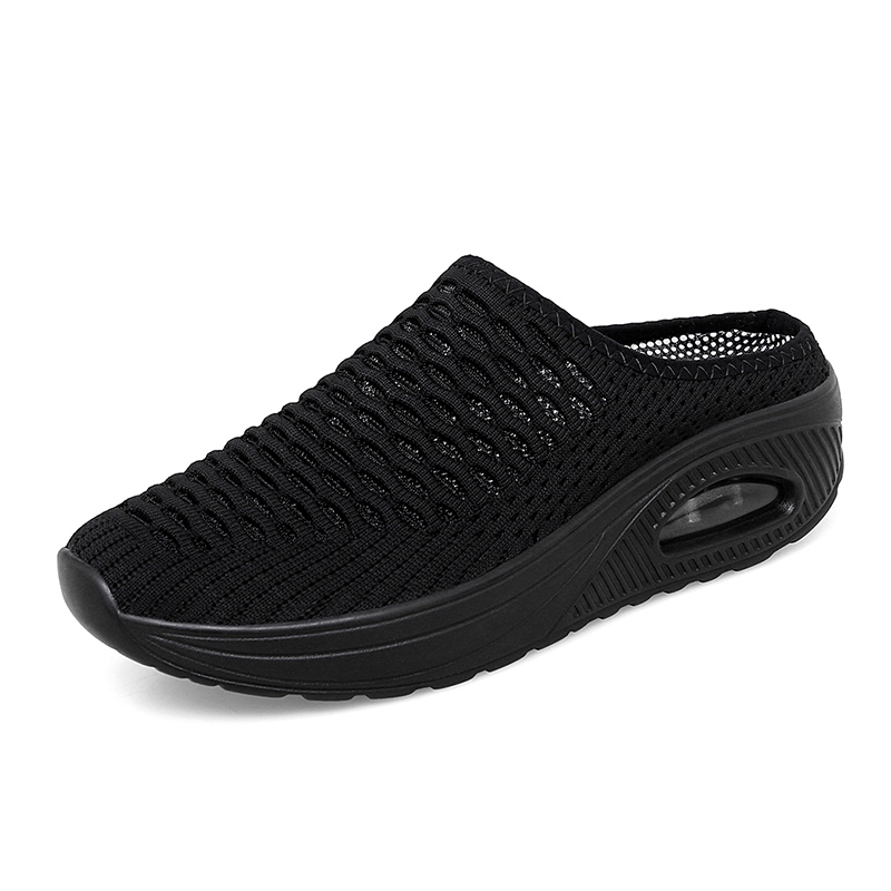 Softsfeel Women's Relieve Foot Pain Perfect Walking Sandals - Black-SOFTSFEEL