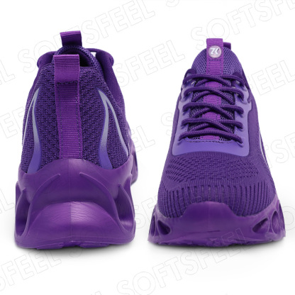 Softsfeel Relieve Foot Pain Perfect Walking Shoes - Purple-SOFTSFEEL