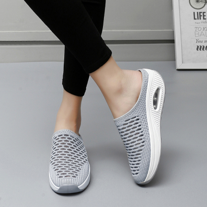 Softsfeel Women's Relieve Foot Pain Perfect Walking Sandals - Gray-SOFTSFEEL