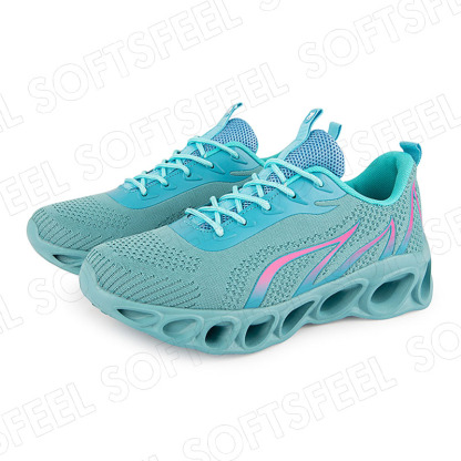 Softsfeel Men's Relieve Foot Pain Perfect Walking Shoes - Sky Blue-SOFTSFEEL