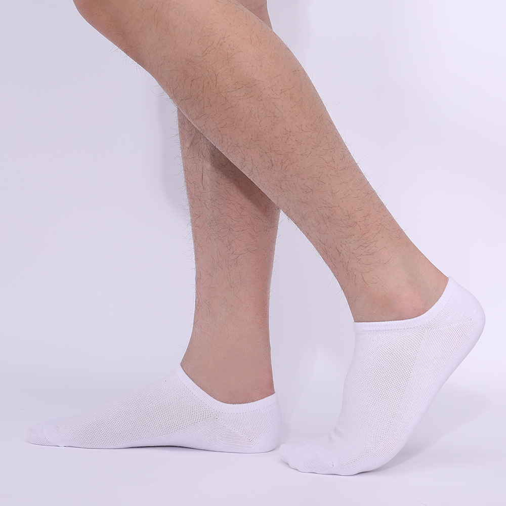 Men's No Show Socks, 3-Pack Bundle-SOFTSFEEL