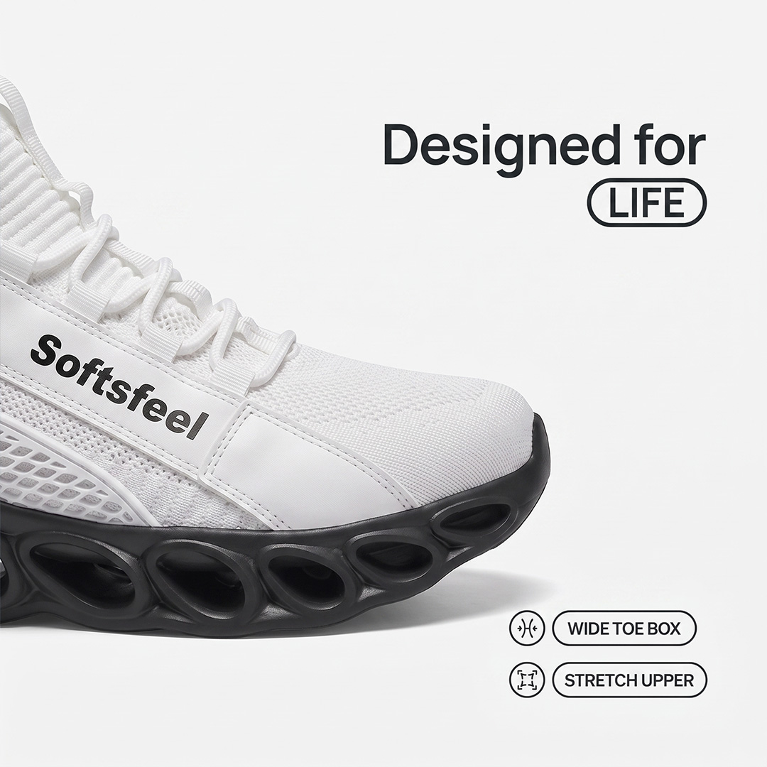 Men's Cloud Wanderer V7 - White Black