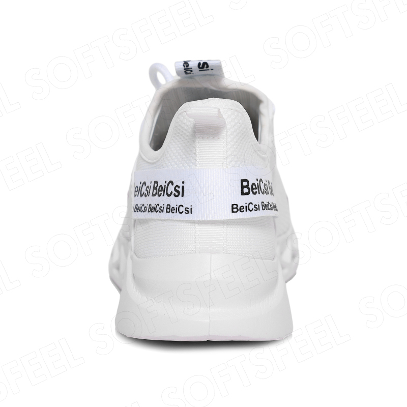 Softsfeel Men's AirCushion Shoes - White-SOFTSFEEL