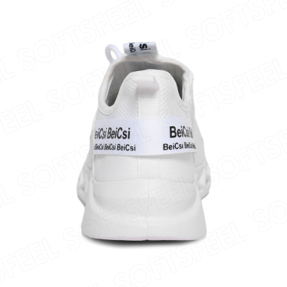Softsfeel Men's AirCushion Shoes - White-SOFTSFEEL