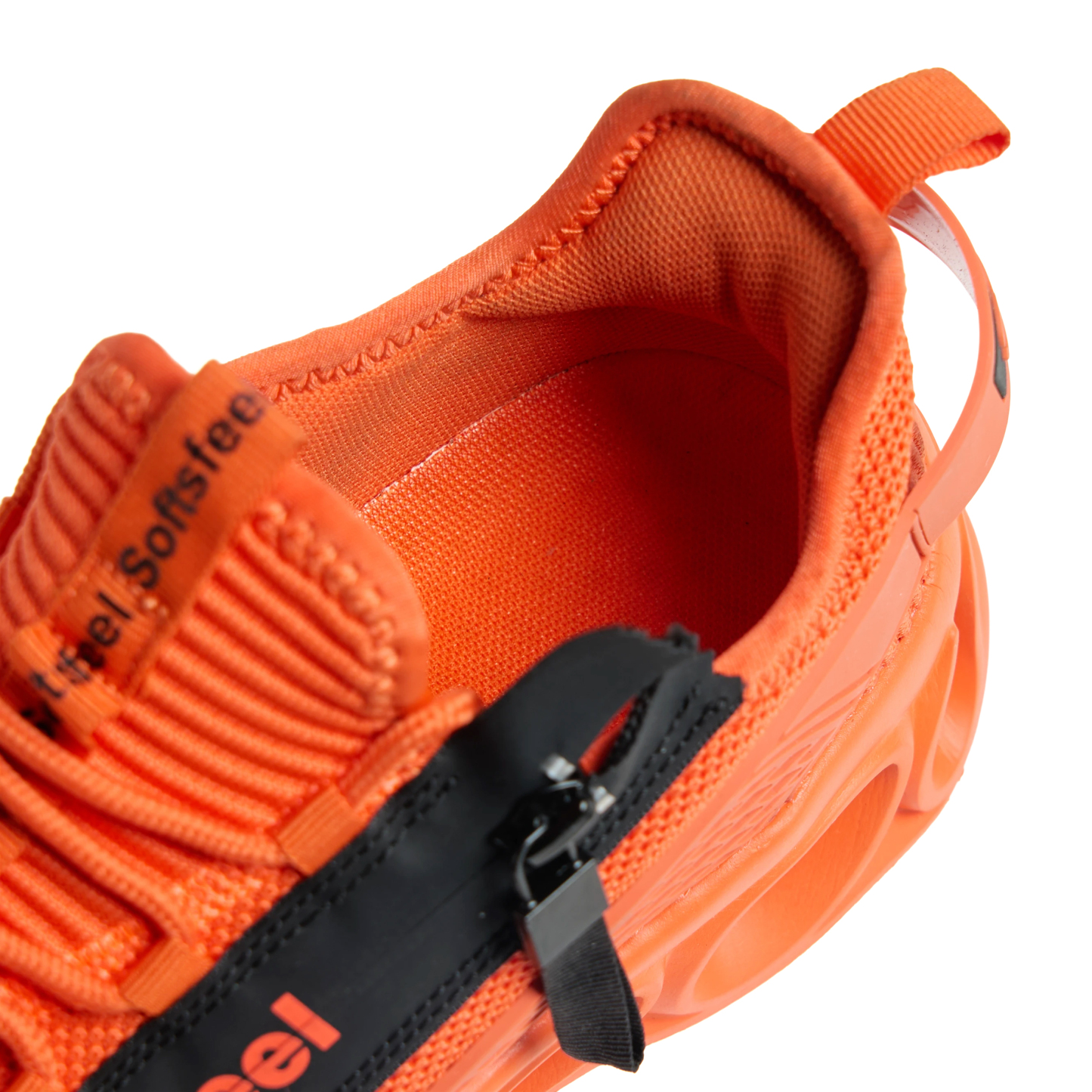 Softsfeel® Men's Side-Zip ComfortFit Walking Shoes - Orange