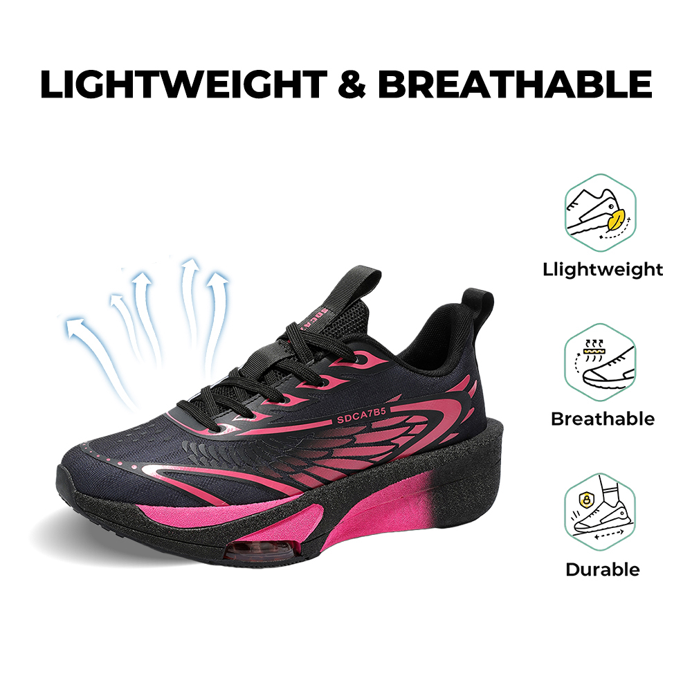 Women's AllTraction Air V3 - Obsidian Base with Fuchsia Streaks