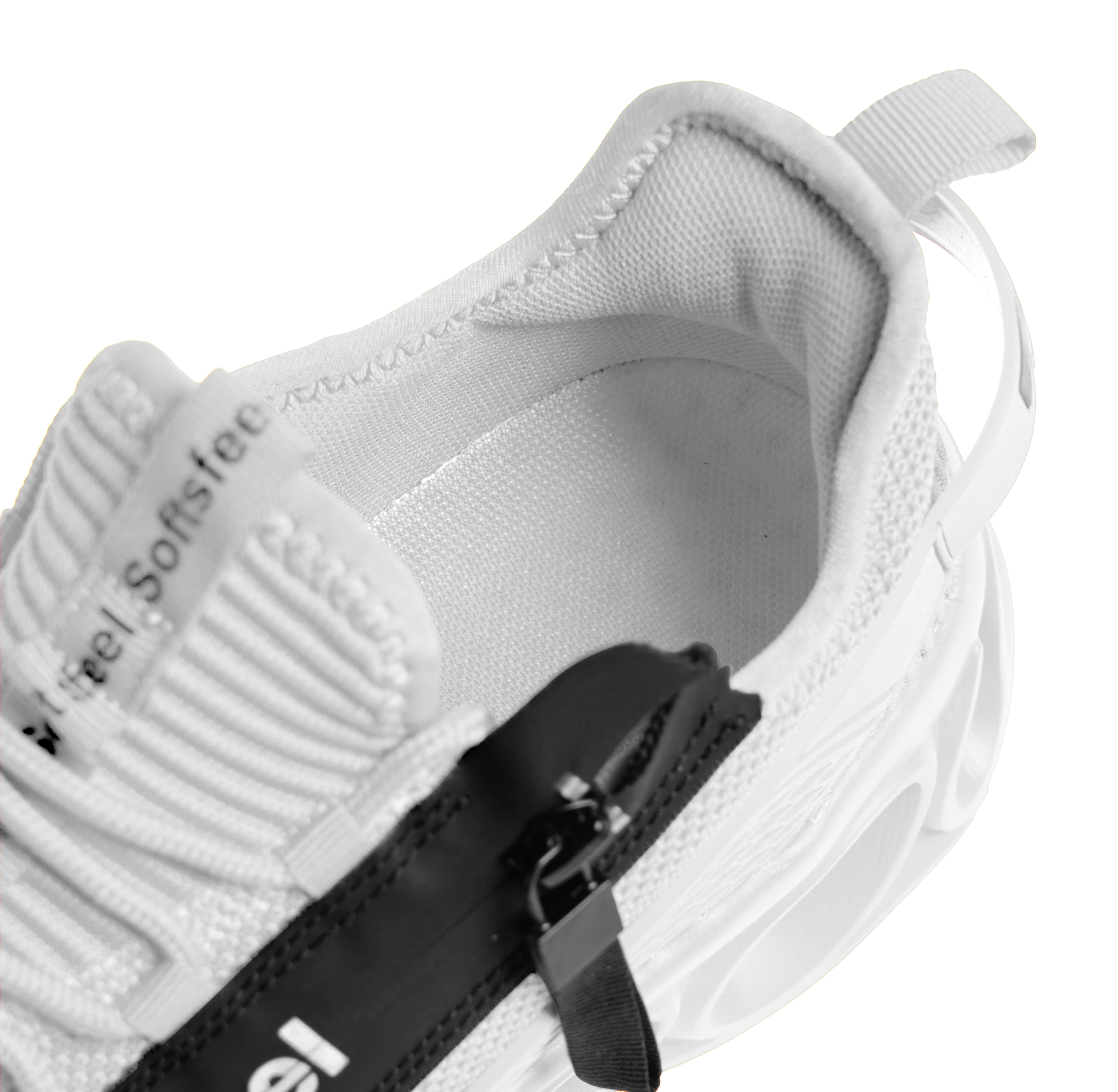 Softsfeel® Women's Side-Zip ComfortFit Walking Shoes - White