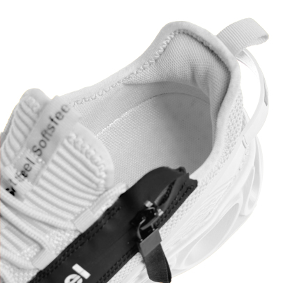 Softsfeel® Women's Side-Zip ComfortFit Walking Shoes - White