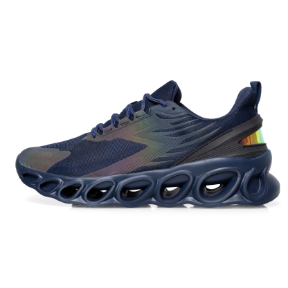 Softsfeel Men's ComfortFlow Shoes - Dark Blue-SOFTSFEEL