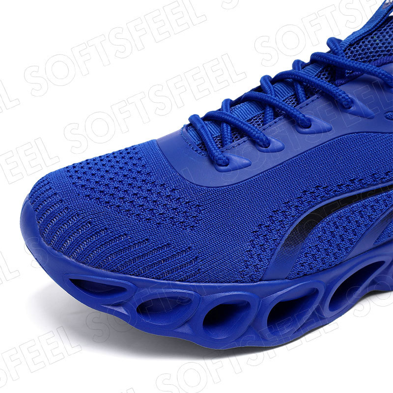 Softsfeel Women's Relieve Foot Pain Perfect Walking Shoes - Blue-SOFTSFEEL