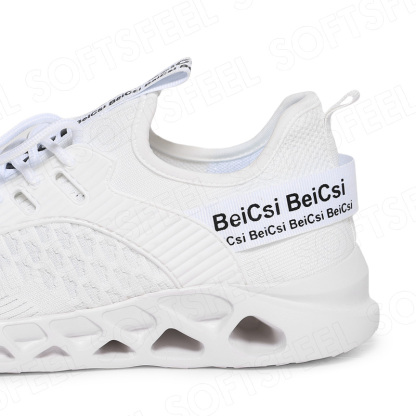 Softsfeel Men's AirCushion Shoes - White-SOFTSFEEL