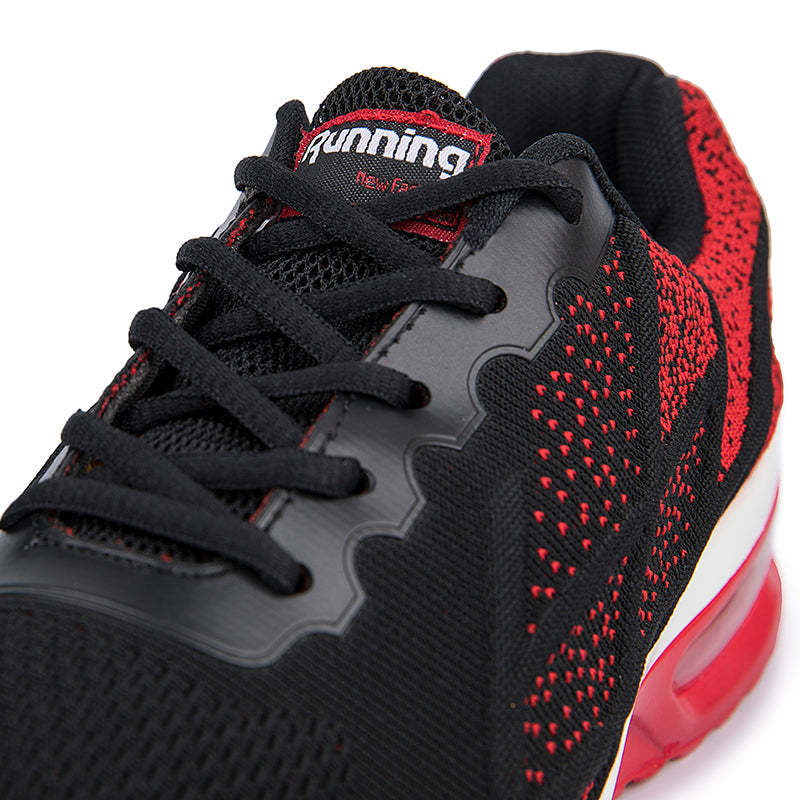 Softsfeel Women's Technology Air Cushion Super Soft Shoes - Black/Red-SOFTSFEEL