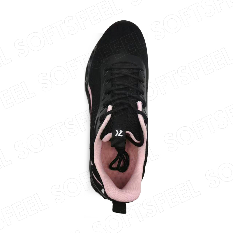 Softsfeel Relieve Foot Pain Perfect Walking Shoes - Black Pink-SOFTSFEEL